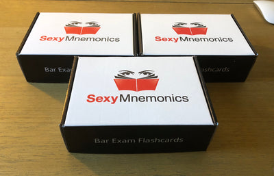 SexyMnemonics Law Flashcards - The Three Pack